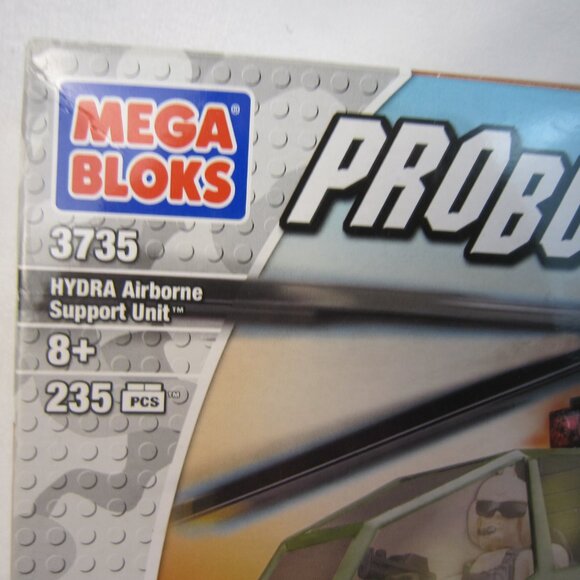 Mega Bloks Pro Builder #3735 Hydra Airborne Support Unit -NEW(Other: Box Damage) - Picture 2 of 14